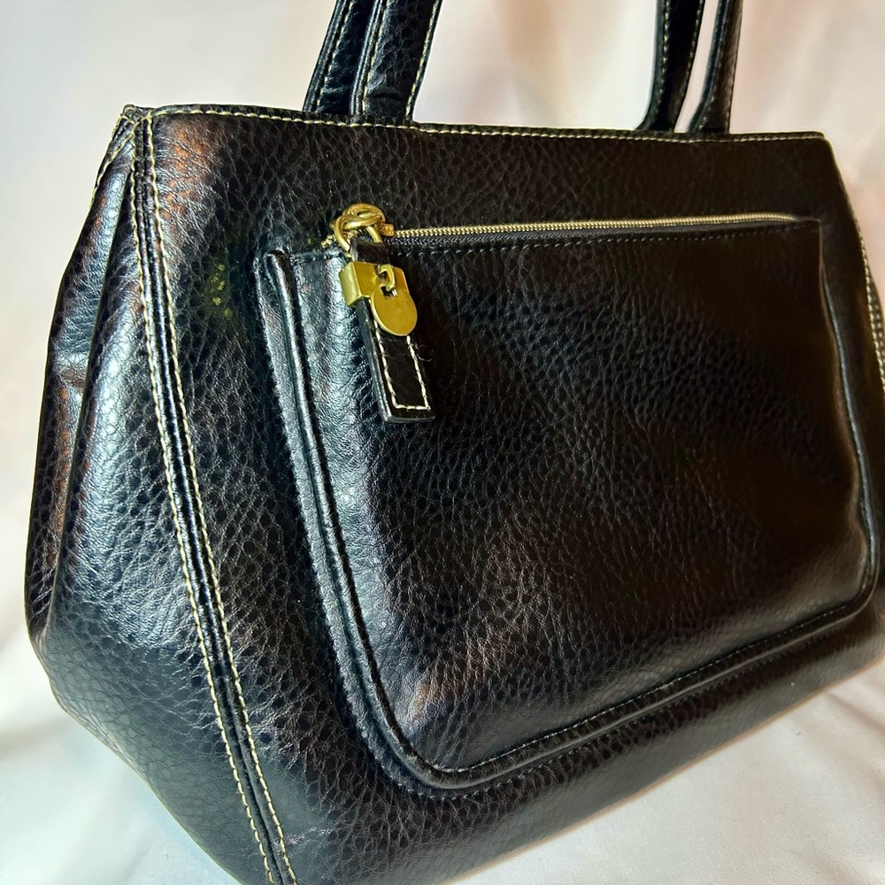 Relic Black HandBag with Gold Accents